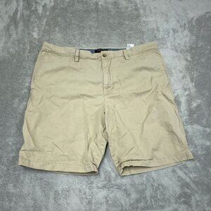 Banana Republic Mens Aiden Beige Cotton Shorts 36  6334